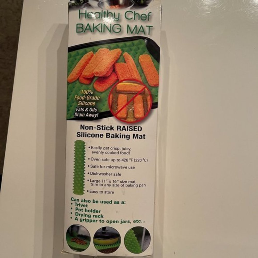 As Seen on tv - Baking Mat - Non-stick‎ Silicone Making Mat -Healthy Chef- Green - Picture 5 of 5